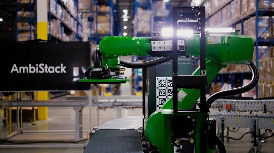 Warehouse Robots Streamline Package Movement with Seamless Automated Handoffs