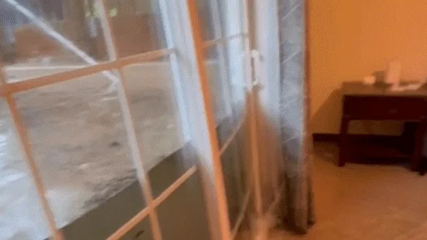 Dramatic Footage Shows Floodwaters Breaching Student Home Doors in New Jersey